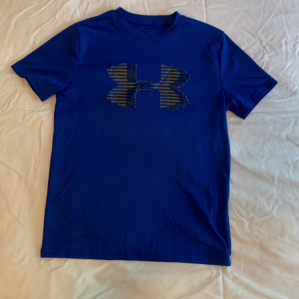 Under Armour Loose Heatgear T-Shirt Blue Medium